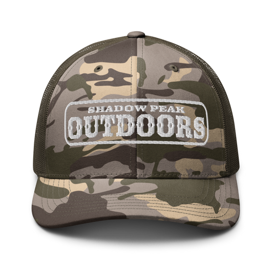 The Shadow Peak Camo Trucker Hat