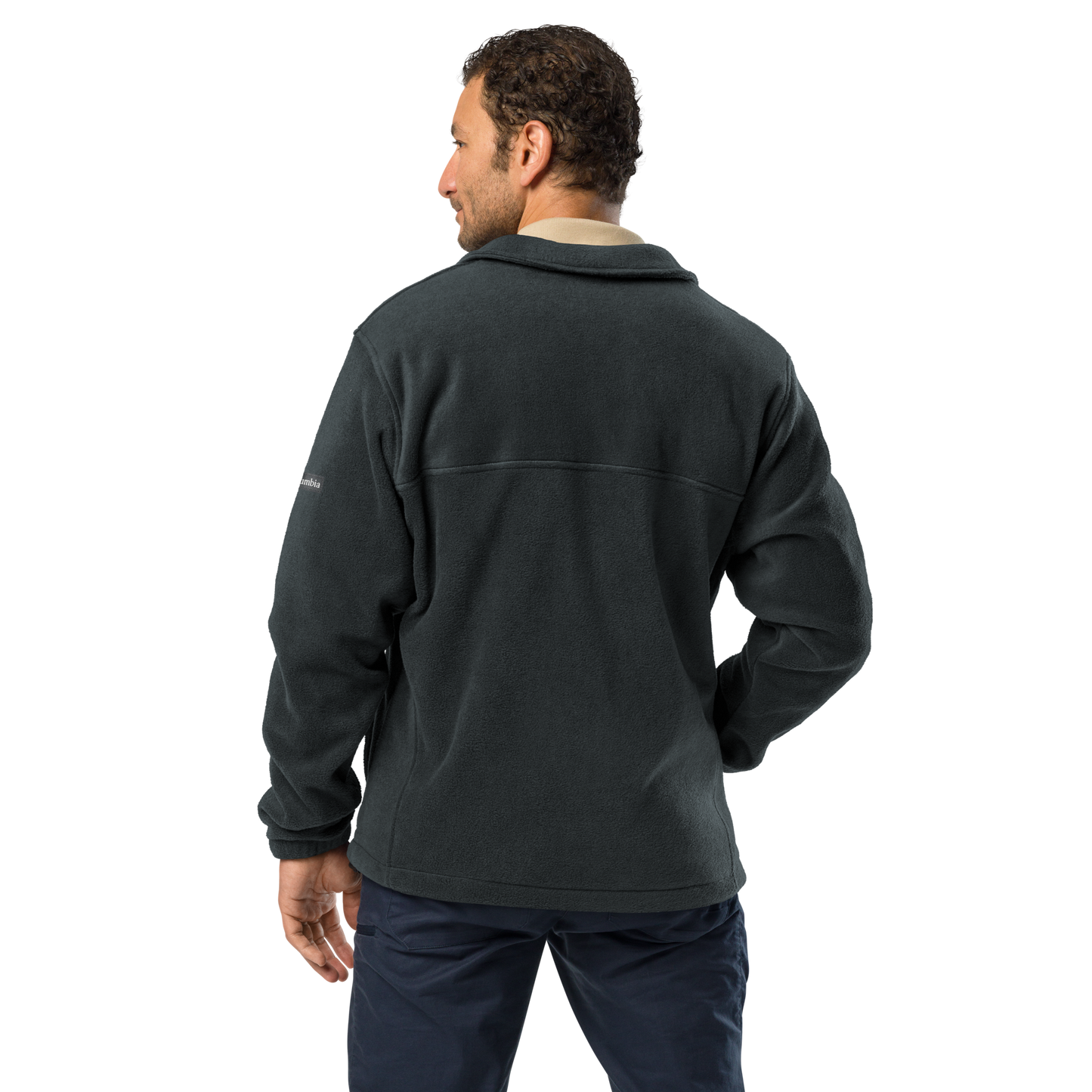 The Patriot Stag Fleece Zip-Up (Midnight Black)