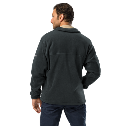 The Patriot Stag Fleece Zip-Up (Midnight Black)