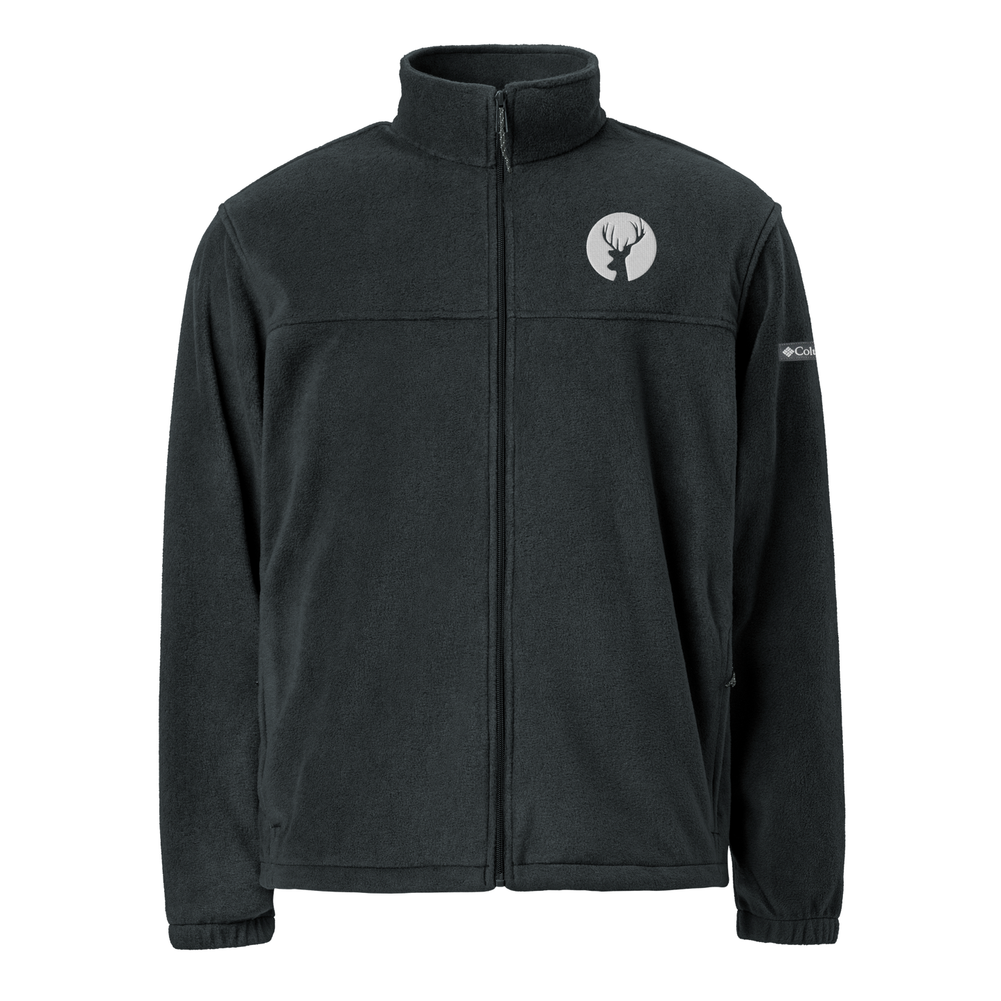 The Shadow Stag Fleece Zip-Up (Midnight Black)