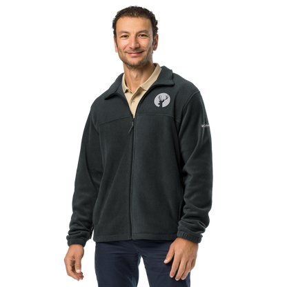 The Shadow Stag Fleece Zip-Up (Midnight Black)