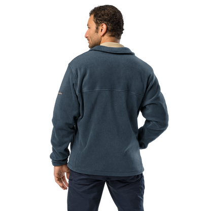 The Patriot Stag Fleece Zip-Up (Greyhound Blue)