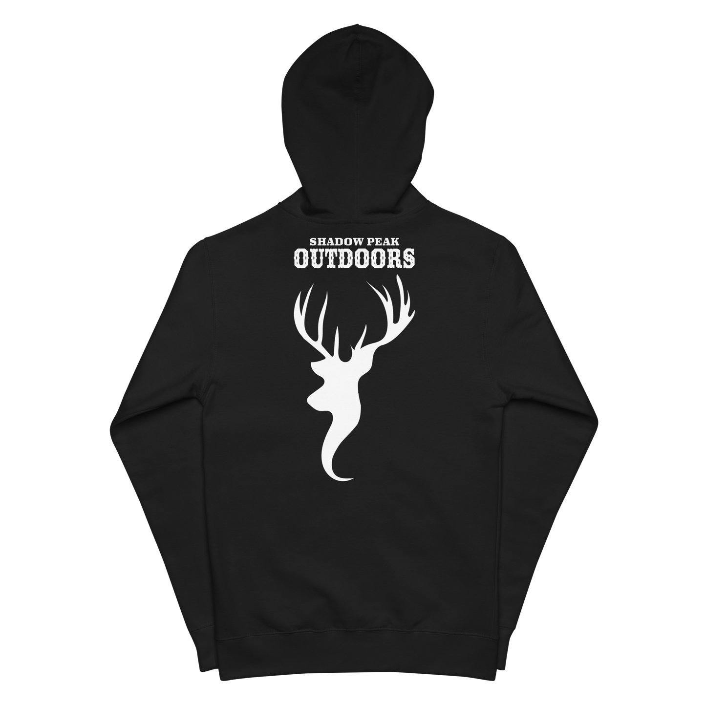 The Shadow Stag Zip-Up (Midnight Black)