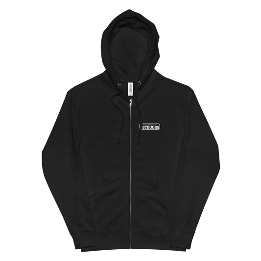 The Shadow Stag Zip-Up (Midnight Black)