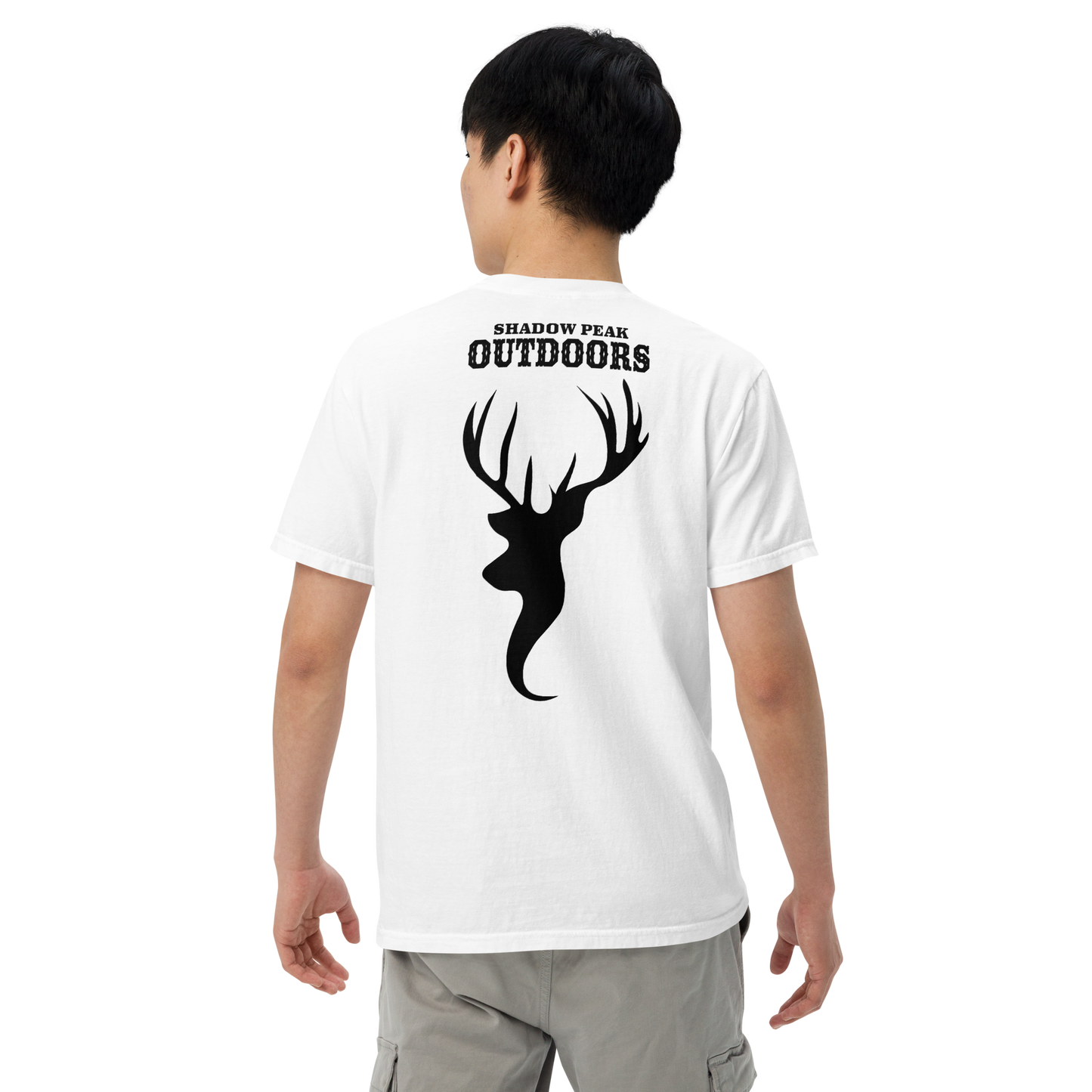 The Shadow Stag Tee (Classic White)