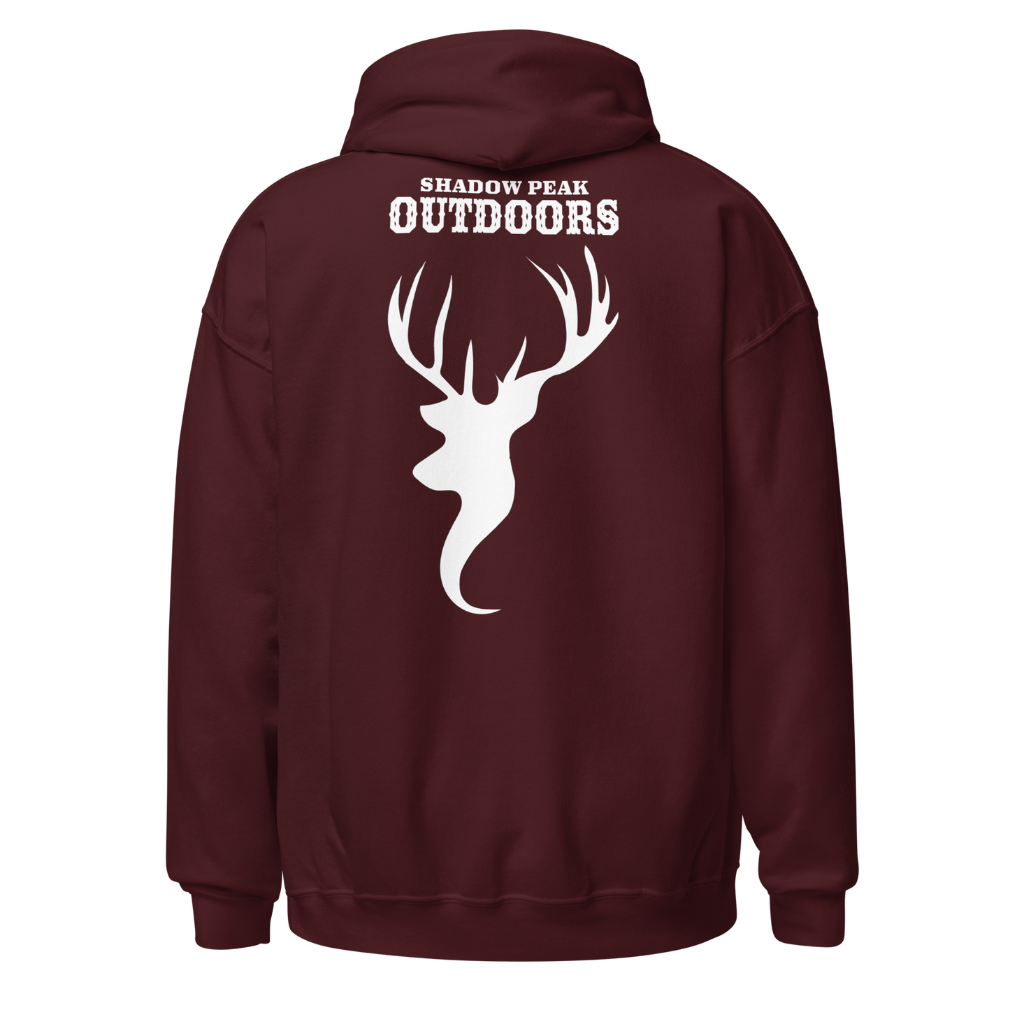 The Shadow Stag Hoodie (Redwood Burgundy)