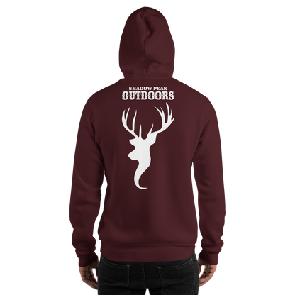 The Shadow Stag Hoodie (Redwood Burgundy)