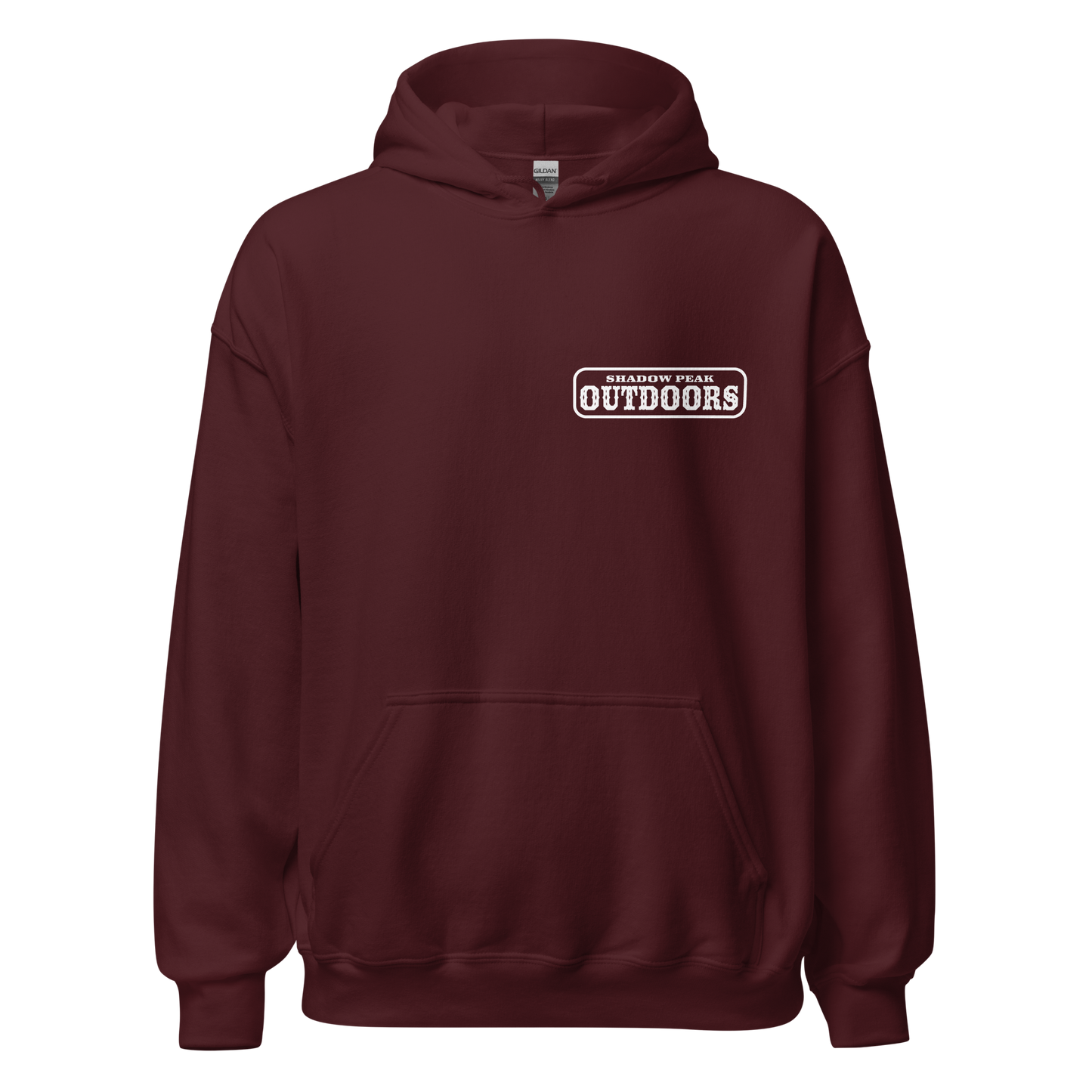 The Shadow Stag Hoodie (Redwood Burgundy)