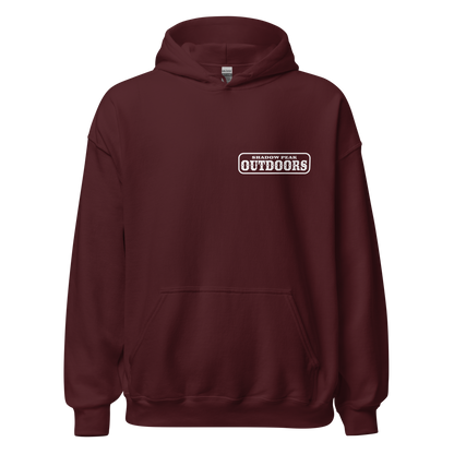 The Shadow Stag Hoodie (Redwood Burgundy)