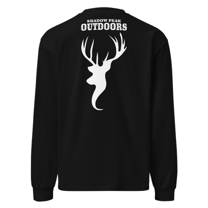 The Shadow Stag Long Sleeve (Midnight Black)