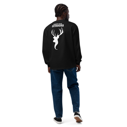 The Shadow Stag Long Sleeve (Midnight Black)