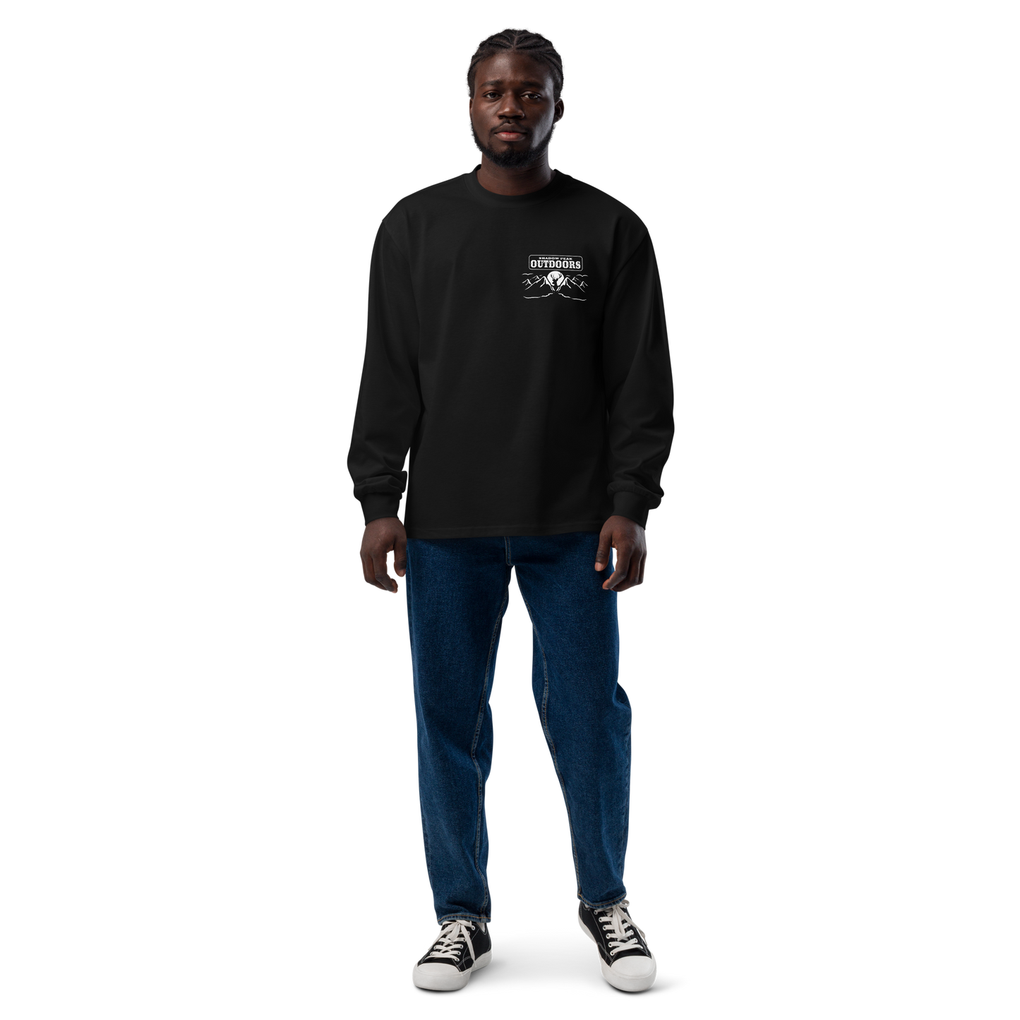 The Shadow Range Long Sleeve (Midnight Black)